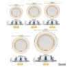 LED ceiling light - recessed round lamp - 5W / 9W / 12W / 15W / 18W - AC 220V-240V - 1 piece
