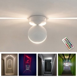 Ceiling / wall lamp - RGB - LED - dimmable - rotatable