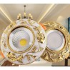 American style - luxurious gold ceiling lamp - spot light - recessed - dimmable - COB - LED - 3W / 5W / 7WSpotlights