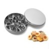 Geometric shaped cookie cutter - square / heart / triangle - stainless steel