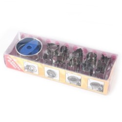 Cookie cutters - stainless steel - 12 pieces