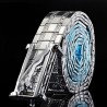 Luxurious stainless steel belt - punk style - buckle with panther