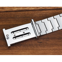 Luxurious stainless steel belt - punk style - buckle with panther