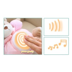 Plush teddy bear - with sound / light - 25cmCuddly toys