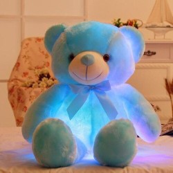Glowing plush teddy bear - with LED lights - toyCuddly toys