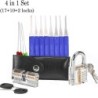 Transparent locks with lockpick / broken key extractor - locksmith set