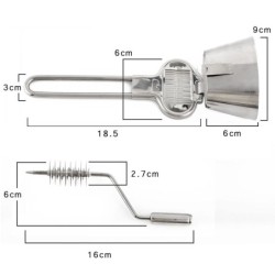 Stainless steel herbs chopper - coriander / parsley
