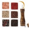 Wooden salt / pepper / herbs grinder - adjustable coarseness - ceramic rotor