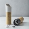 Wooden salt / pepper / herbs grinder - adjustable ceramic rotor