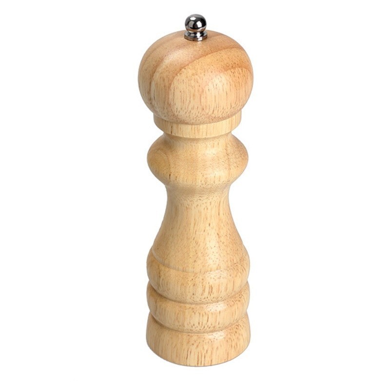 Classic wooden pepper / salt / herbs grinder - adjustable