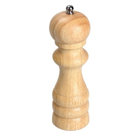 Classic wooden pepper / salt / herbs grinder - adjustable