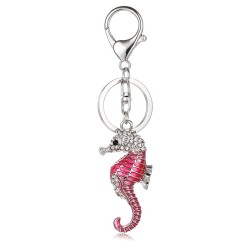Crystal seahorse - keychain