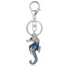 Crystal seahorse - keychain