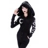Gothic punk Witch - hoodie with zipper - Witch CraftHoodies & Jumpers