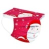 Protective face / mouth masks - disposable - 3-ply - for children - christmas print - 50 pieces