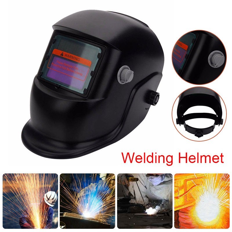 Auto darkening welding helmet - adjustable - blackHelmets
