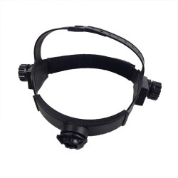 Capacete de soldagem com escurecimento automático - ajustável - preto