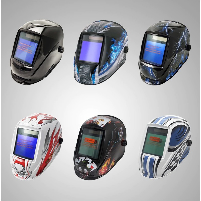 Auto darkening welding helmet - MIG / MAG / TIG - True Color - big screen - 4 ARC sensors - Grand-918I/958IHelmets