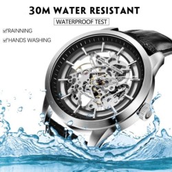 Pagani Design - luxurious automatic men's watch - stainless steel - leather strap - waterproof