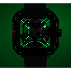 CIGA Design X Series Skeleton - automatic men's watch - stainless steel - waterproof