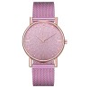 Luxurious women's Quartz watch - stainless steel strap - dial with rhinestonesWatches