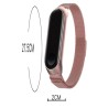 Relógio feminino elegante - tela sensível ao toque - digital - LED - com fivela magnética