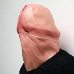 Full face latex mask - for adults - funny penis shaped - Halloween / masquerades