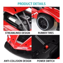 RC drift racing metal car - off road - 2.4G radio remote control - 1/16 4WD