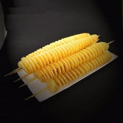 Potato spiral cutter - peeler