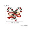 Fashionable Christmas brooches - with crystals - hat - socks - double candy cane