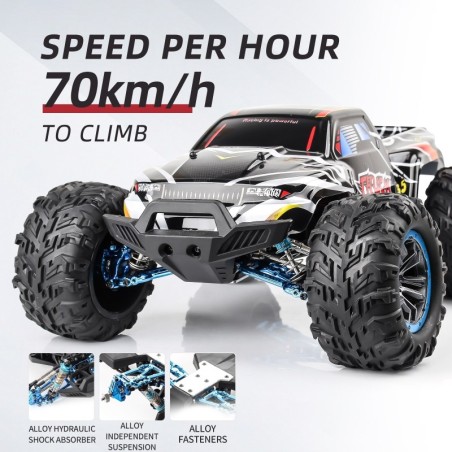 RC car truck - 4WD Off Road - 1:10 - 2.4G - 70km/h high speed - remote controlCars