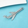 Sparkling big airbus / airplane - elegant broochBrooches