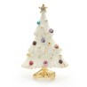 Snowing Christmas Tree - with rhinestones - elegant brooch