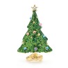 Snowing Christmas Tree - with rhinestones - elegant brooch