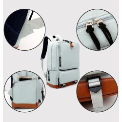 Fashionable laptop bag - waterproof backpack - large capacity - unisex