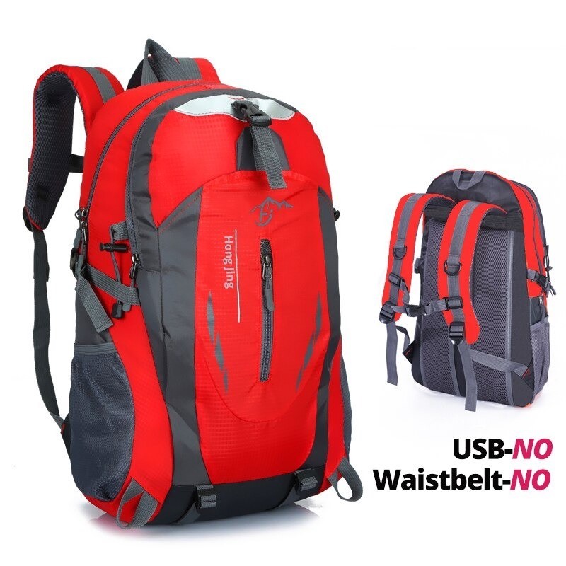 Waterproof nylon backpack - climbing / hiking / travel bag - unisex
