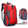Waterproof nylon backpack - climbing / hiking / travel bag - unisex