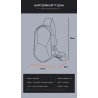 Fenruien - shoulder / crossbody bag - with USB charging port - waterproofBags