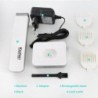 Kemei KM-619 - hair trimmer - rechargeable - super slim - with stand