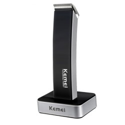 Kemei KM-619 - hair trimmer - rechargeable - super slim - with stand