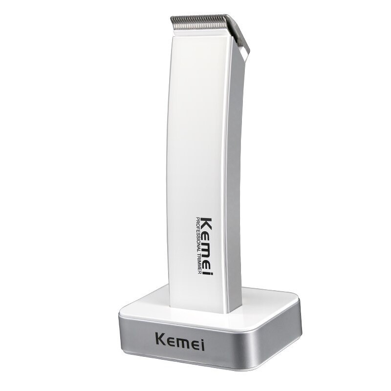 Kemei KM-619 - hair trimmer - rechargeable - super slim - with stand