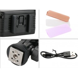 LED light for GoPro action camera - 40m water resistant - for diving & underwater