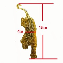 3D tiger - car sticker - chrome emblem - soft PVC - waterproofStickers