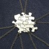 "Always Together Never Apart" - vintage puzzle pendant - necklace - 5 pieces