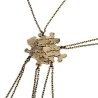 "Always Together Never Apart" - vintage puzzle pendant - necklace - 5 pieces
