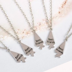 "Best Friends" - five-pointed star pendant with necklace - 3 - 8 pieces