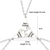 "Best Friends" - five-pointed star pendant with necklace - 3 - 8 pieces