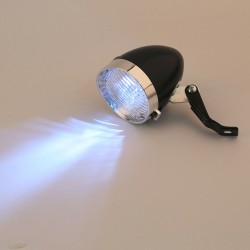 3 LED - vintage - bike headlight - front - flashLights