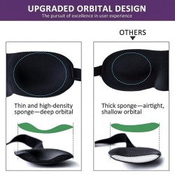 Máscara para dormir - espuma macia 3D - máscara para os olhos
