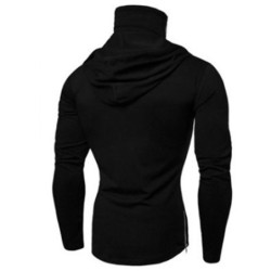 Men's long sleeve hoodie - with face cover
